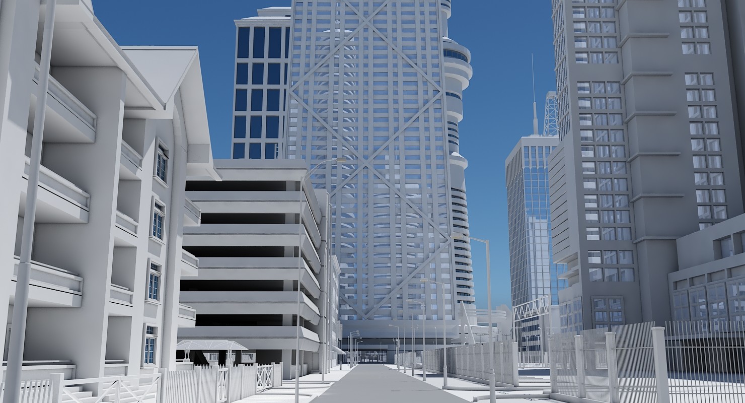 ArtStation 3D City Builder 01 Resources